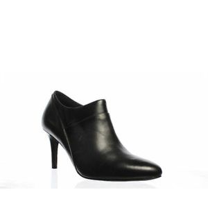 Cole Hann black leather ankle boots.